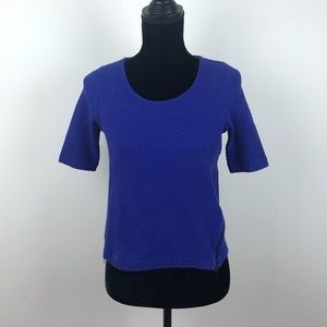 Anthropologie textured casual knit top